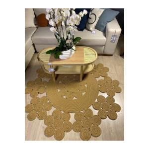 【並行輸入品】 Round Jute Rug ...の詳細画像3