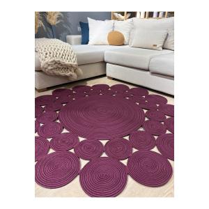 【並行輸入品】 Round Jute Rug ...の詳細画像3