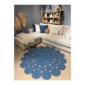 【並行輸入品】 Round Jute Rug ...の詳細画像1