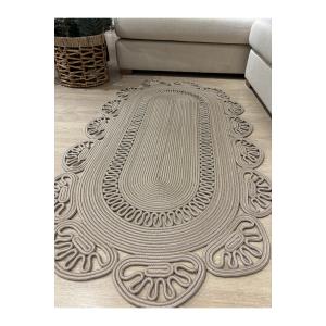 【並行輸入品】 Jute Rug, Mat, Kitchen Rug, Bath Mat, Living Room Rug 80 x 150cm
