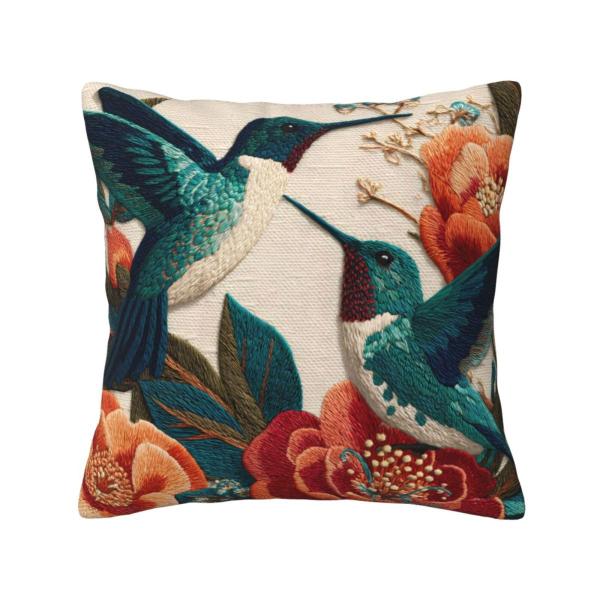 【並行輸入品】 GENTERUN Flower Hummingbirds Embroidery Th...