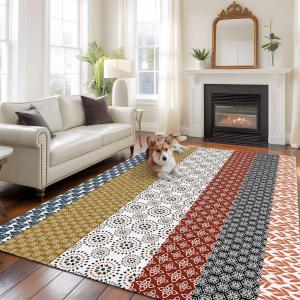 【並行輸入品】 Rectangle Rug 9...の詳細画像3