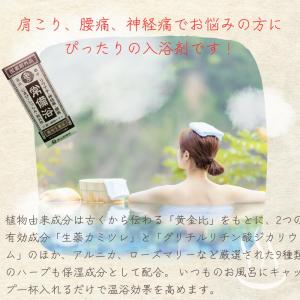 常備浴 富山常備薬 立山ブルーの湯色 ヒノキの...の詳細画像1