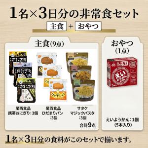 非常食セット 防災食 3名 3日分 主食 27...の詳細画像2