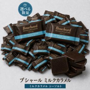 ブシャール ミルクカラメル シーソルト チョコレート 50枚 BOUCHARD チョコ ミルクチョコ カラメル 海塩 塩チョコ 個包装 大容量 まとめ買い コストコ｜ノザマート