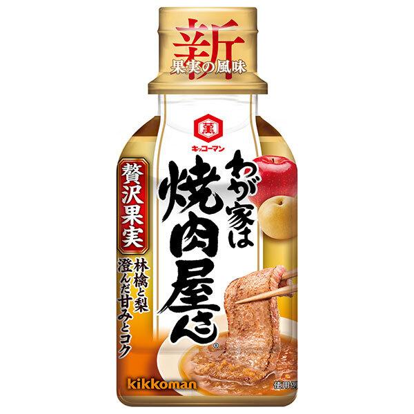 キッコーマン わが家は焼肉屋さん 贅沢果実 375g×12本入｜ 送料無料