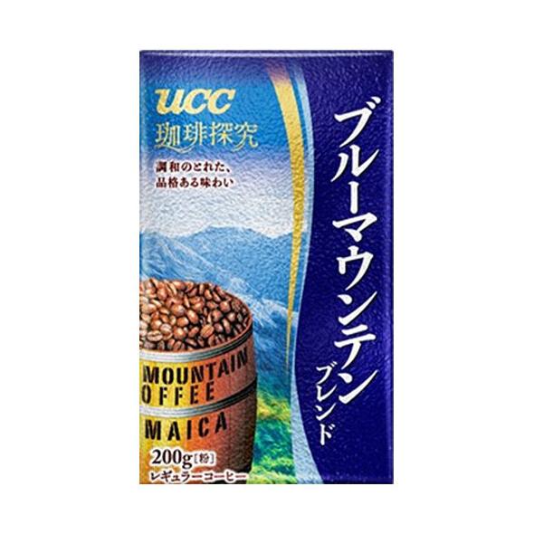 UCC 珈琲探究 ブルーマウンテンブレンド(粉) 200g袋×24(6×4)袋入×(2ケース)｜ 送...