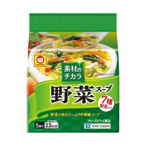 東洋水産 マルちゃん 素材のチカラ 野菜スープ (6g×5食)×6袋入｜ 送料無料｜nozomi-market