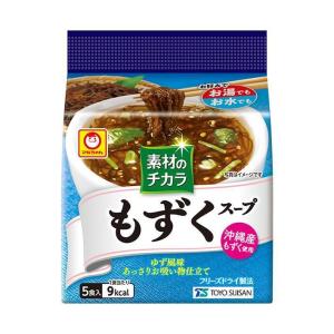 東洋水産 マルちゃん 素材のチカラ もずくスープ (3.6g×5食)×6袋入｜ 送料無料｜nozomi-market