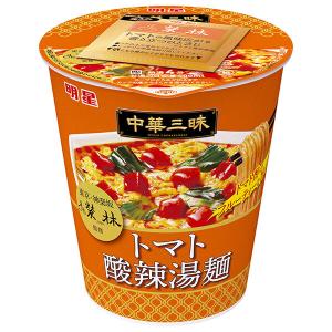 中華三昧 明星食品 中華三昧タテ型ビッグ 榮林 トマト酸辣湯麺 98g×12