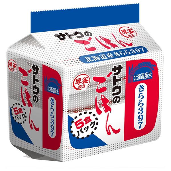 サトウ食品 サトウのごはん 北海道産きらら397 5食パック (200g×5食)×8個入×(2ケース...
