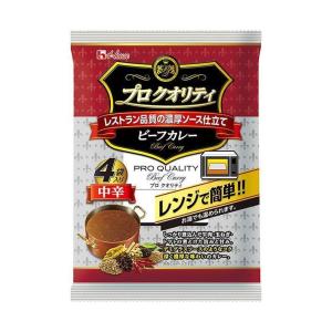 ハウス食品 プロ クオリティ ビーフカレー 4袋入り 中辛 680g(170g×4袋)×6個入｜ 送料無料｜nozomi-market