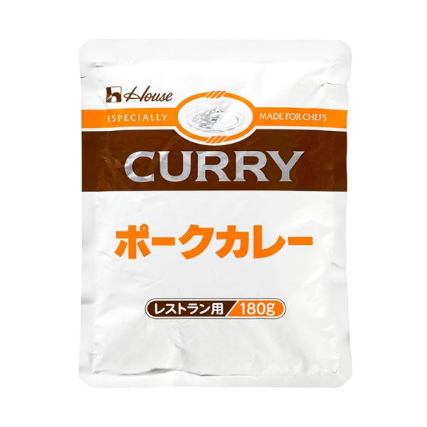 ハウス食品 ポークカレー 180g×30袋入×(2ケース)｜ 送料無料