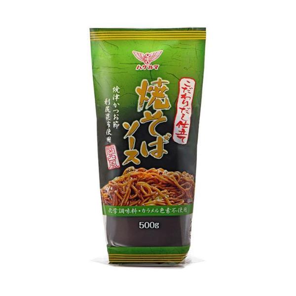 ハグルマ こだわりだし仕立て 焼そばソース 関西風 500g×12本入×(2ケース)｜ 送料無料