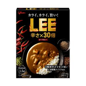 江崎グリコ ビーフカレーLEE 辛さ×30倍 1...の商品画像