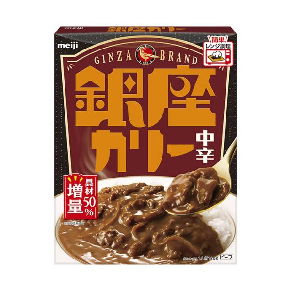 明治製菓 銀座カリー 中辛 180g×30個入×(2ケース)｜ 送料無料