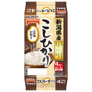 テーブルマーク 新潟県産こしひかり (分割) 4食 (300g×2個)×8個入