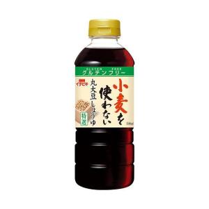 イチビキ 小麦を使わない 丸大豆しょうゆ 500mlペットボトル×8本入×(2ケース)｜ 送料無料