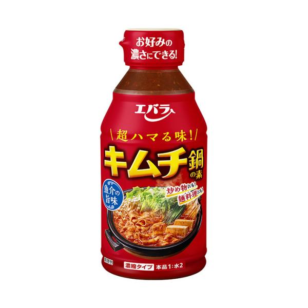 エバラ食品 キムチ鍋の素 300ml瓶×12本入｜ 送料無料