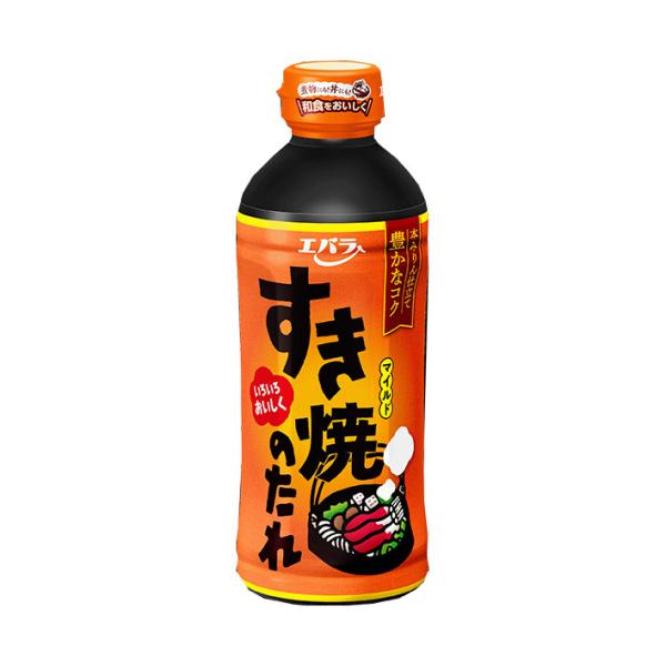 エバラ食品 すき焼のたれマイルド 500ml×12本入｜ 送料無料