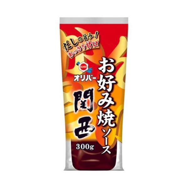 オリバーソース お好み焼ソース関西 300g×12本入｜ 送料無料