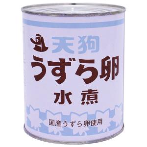 天狗缶詰 うずら卵 水煮 国産 JAS 2号缶 430g缶×12個入｜ 送料別