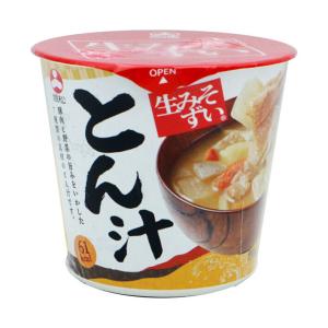 とん汁 カップタイプ 即席食品 楽天市場】カップ みそ汁 まろやかな旨みと香り とん汁 6カップ豚汁