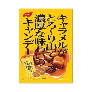 ノーベル製菓 キャラメルがとろ〜り出てくる 濃厚な味わいのキャンデー 80g×6袋入｜ 送料無料｜nozomi-market