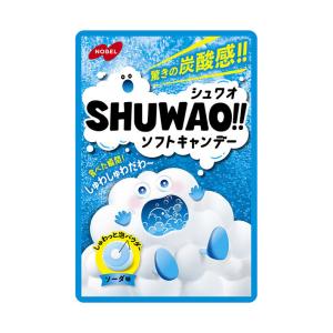 ノーベル製菓 SHUWAO!!(シュワオ) ソーダ 30g×6個入×(2ケース)｜ 送料無料｜nozomi-market