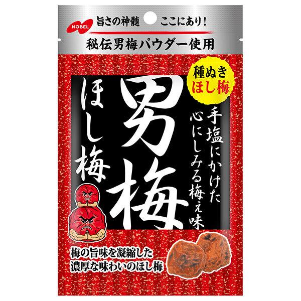 ノーベル製菓 男梅ほし梅 20g×6個入×(2ケース)｜ 送料無料