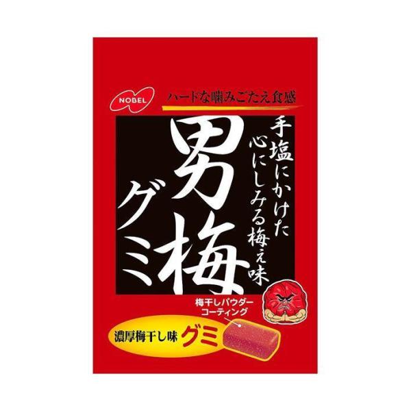 ノーベル製菓 男梅グミ 38g×6袋入｜ 送料無料