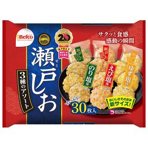 ＼爆買/栗山米菓 瀬戸しお 3種のアソート 30...の商品画像