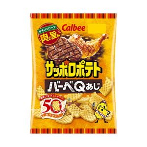 【送料無料・メーカー/問屋直送品・代引不可】カルビー サッポロポテト バーべQあじ 72g×12袋入｜nozomi-market