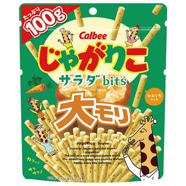 カルビー じゃがりこ サラダbits 大モリ 100g×12袋入 メーカー 問屋直送｜ 送料無料