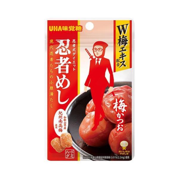 UHA味覚糖 忍者めし (梅かつお) 20g×10袋入｜ 送料無料