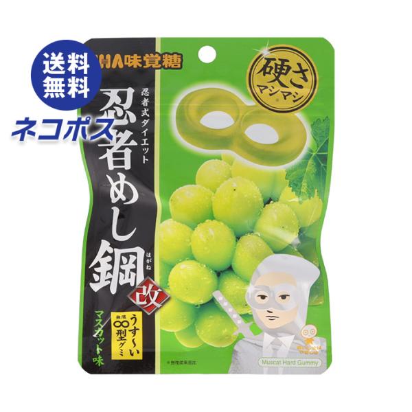 ネコポス UHA味覚糖 忍者めし鋼 マスカット味 45g×10袋入｜ 全国送料無料