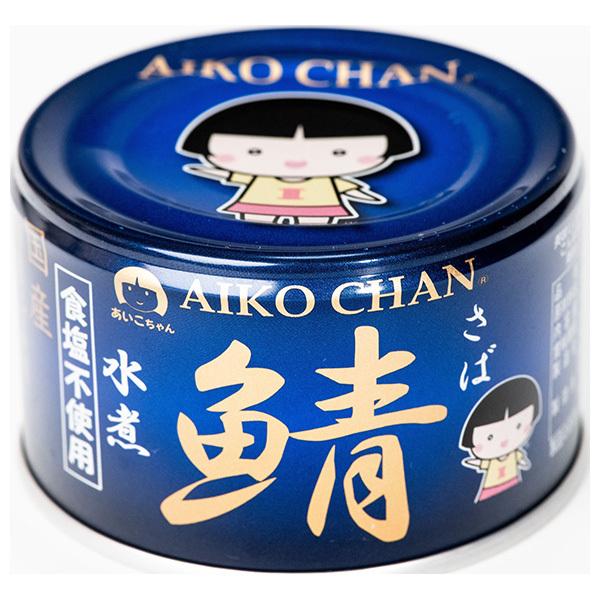 伊藤食品 あいこちゃん 青の鯖水煮 食塩不使用 150g缶×24個入｜ 送料無料