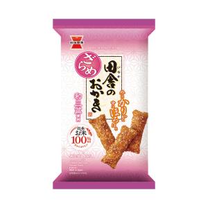 【送料無料・メーカー/問屋直送品・代引不可】岩塚製菓 田舎のおかき ざらめ味 8本×12袋入｜nozomi-market