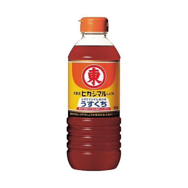 ヒガシマル醤油 うすくちしょうゆ 500mlペットボトル×12本入×(2ケース)｜ 送料無料