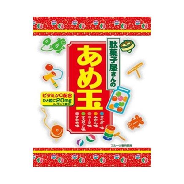 【送料無料・メーカー/問屋直送品・代引不可】リボン 駄菓子屋さんのあめ玉 16個×12袋入