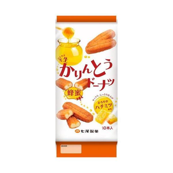 七尾製菓 半生かりんとうドーナツ 蜂蜜 10本×12袋入×(2ケース)｜ 送料無料