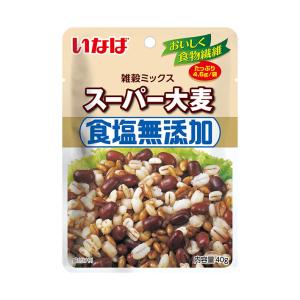いなば食品 スーパー大麦 食塩無添加 雑穀ミックス 40g×8個入｜ 送料無料｜nozomi-market
