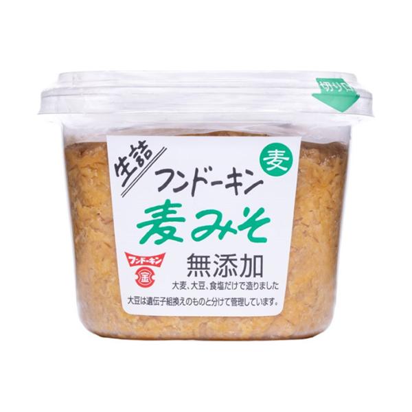 フンドーキン 生詰 麦みそ 無添加 500g×6個入｜ 送料無料