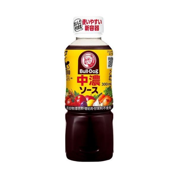 ブルドックソース 中濃ソ−ス 300mlペットボトル×10個入｜ 送料無料