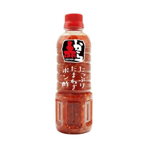 徳島産業 赤から たっぷりたまねぎポン酢 400mlペットボトル×12本入×(2ケース)｜ 送料無料