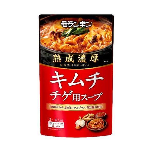 モランボン 熟成濃厚 キムチチゲ用スープ 750g×10袋入×(2ケース)｜ 送料無料 調味料 カレ...