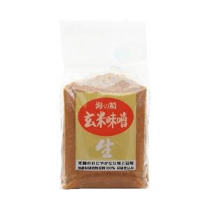 海の精 国産特栽 玄米味噌 1kg×10袋入×(2ケース)｜ 送料無料｜nozomi-market