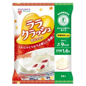 マンナンライフ 蒟蒻畑ララクラッシュ 杏仁ミルク (24g×8個)×12袋入×(2ケース)｜ 送料無料