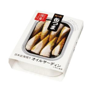 【送料無料・メーカー/問屋直送品・代引不可】国分 K&K 缶つま 日本近海獲り オイルサーディン EO角3号B缶 105g×6個入×(2ケース)｜nozomi-market