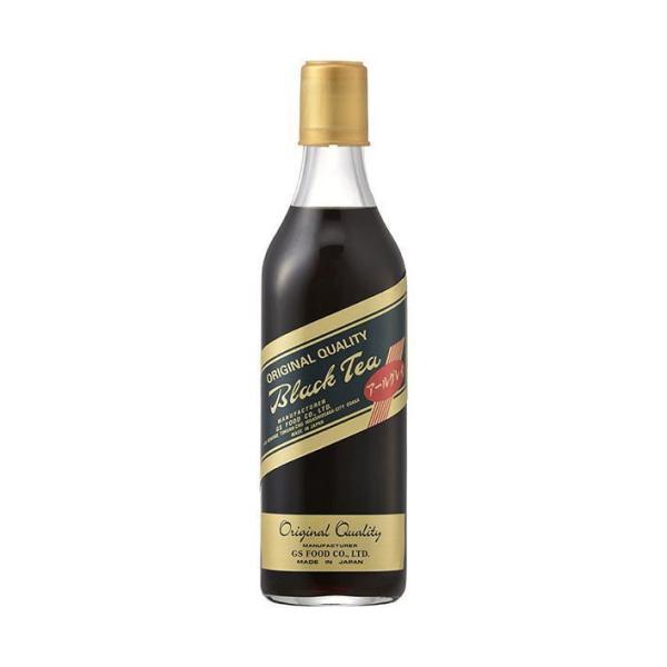 ジーエスフード GS ブラックティー アールグレイ 500ml瓶×12本入×(2ケース)｜ 送料無料